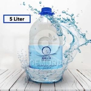 Air Zam Zam Murni Original Asli 5 Liter Galon/Tanpa Bahan Campuran Free Tasbih