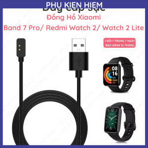 Dây Cáp Sạc Nhanh Đồng Hồ Thông Minh Xiaomi Band 7 Pro/ Redmi Watch 2/ 2 Lite/ Horloge 2/Smart Band Pro nhỏ gọn độ dài1m