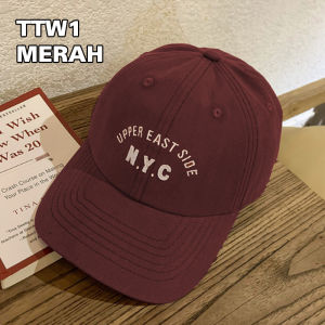 Topi Baseball Pria Wanita Dewasa Gaya Distro Motif N.Y.C Casual Cap Sport Bahan katun Premium TTW