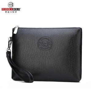 AE Mens 2026 New casual mens clutch bag pu Soft leather mens bag phone bag large-capacity wallet