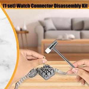 Metal Watch Band Repair Tool Contains Link Removal Tool Replacement Pin And Hammer For Precise Adjustments