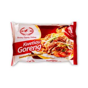 Kwetiaw Instan / Noodle Instant Cap Burung Layang Terbang Varian Kwetiaw ( Kering Kuah Ayam Bawang Goreng ) Mie ( Goreng Sambal Terasi Goreng Spesial Keriting Telur Hongkong ) Mie Soa ( Ayam Bawang Original )