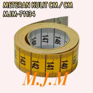 Meteran Kulit 2 Muka CM-CM/ Meteran Jahit Jerman Quality / meteran penjahit tailor  150CM M.J.M-71134