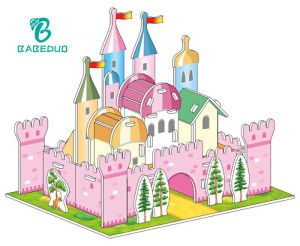 BABEDUO 3D House Model Building Puzzle Miniature Kit Self-assembly Boy and Girl Toy Educational Toy(Limited to one item)