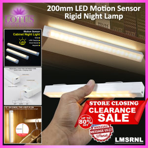 Lotus Baths LMSRNL 30cm 20cm 10cm LED Motion Sensor Rigid Night Lamp Portable Multipurpose Emergency Rechargeable Night Lighting