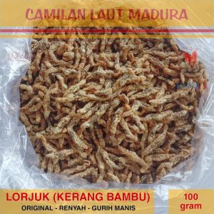 Lorjuk Kerang Bambu Bebas Gluten Camilan Laut Madura Oeh-oleh Khas - 100gr