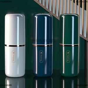 [COD] HUANGMS Travel Portable Toothbrush Cup Bathroom Toothpaste Holder Storage Case Box Organizer Travel Toiletries Storage Cup New Creative