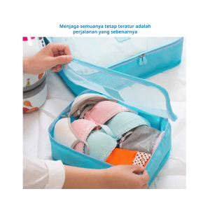 Business trip clothing storage bag six-piece storage setlarge classified suitcase travel storage bagseparate packing bag