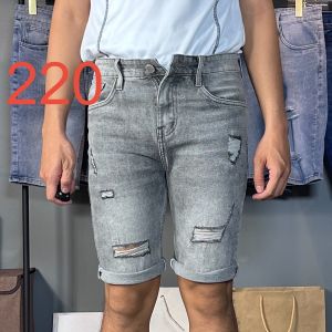 Quần short jean nam co giãn đẹp wash trơn xước rách HÀNG XƯỞNG VN chất bò VNO108