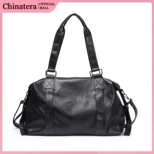 หนัง PU อินเทรนด์กระเป๋าขนาดใหญ่ความจุกระเป๋าถือลำลองสีทึบกระเป๋าถือทำงานช้อปปิ้งวันที่กระเป๋าถือ