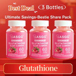 【FDA APPROVED】ASGG 60PC Beauty Glutathione Collagen Glow Gummies & Collagen Vitamins Supplements for s Edible Fitness