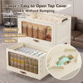 (Easy Installation)SIV 2-5 Tiers Foldable Drawer Cabinet Folding Storage Box Collapsible Organize. 