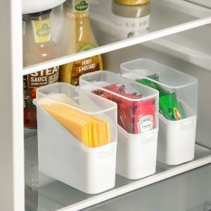 KINGREADY Refrigerator Food Fresh Keeping Box Container with Cover Cheese Spice Food Case Kitchen Storage Organizer