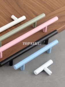 Colorful Cabinet Knobs for Kids Furniture - Wardrobe Door Handle Kitchen Drawer Pull Bathroom Dresser Knob - Pink Blue Green White