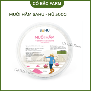 Muối hầm Sahu giảm mặn giàu khoáng không chứa i-ốt Sahu Naked Salt- Cỏ Bấc Farm