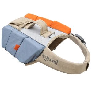 Dog Life Jacket Reflective Adjustable Large Dogs Swimwear Safety Vest Surfing Sailboat Enhanced BuoyancyLife Jackets
