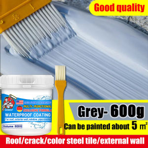 【Quick-drying in 1 hour】1000g Super Waterproof Glue Sealant High temperature resistance no cracking Polyurethane Waterproof Coating Super Water Proofing Sealant Paint Rubberized Liquid Asphalt Waterproofing Water Proofing for Concrete Water Proof Glue