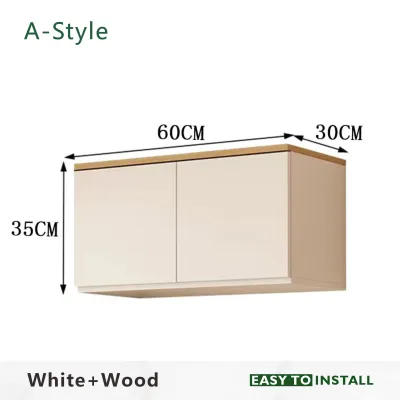 MANDA Storage Cabinet Kitchen Cabinet Wooden Lockers Modern Minimalist Kitchen Cabinets Kitchen Island