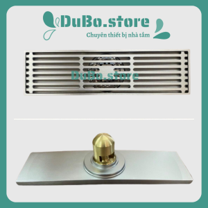 Ga thoát sàn ngăn mùi nhà tắm ga thoát sàn chống mùi hôi loại dài ( 30 cm x 8 cm) Hàng cao cấp Chất liệu đồng cao c