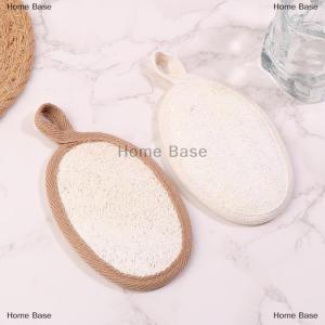 [COD] Home Base Natural Loofah Body Scrubber Bath Exfoliating Sponge Soft Shower Brush Cleaner Pad Exfoliator Shower Puff Body Skin Care Tool