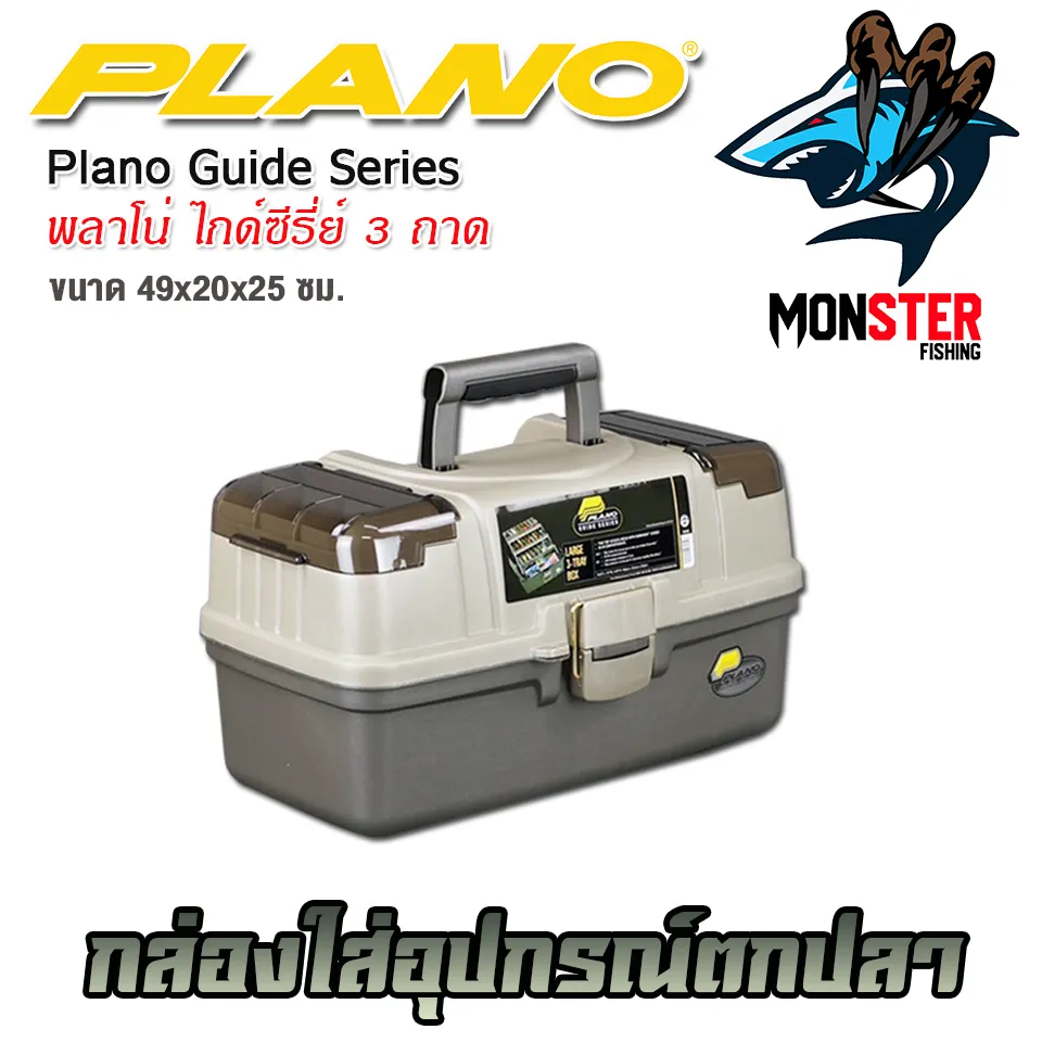 PLANO Fishing Tackle Guide Series LARGE 3-TRAY BOX 6134-03