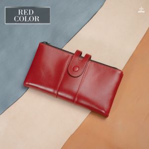 Dompet Wanita Cewek Panjang Kulit Sapi Alona Geisha