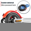 [HOT BSKALFGBADS 126] Electric Scooter Anti-theft 4 Digit Password Lock for Xiaomi M365 Pro Kick Scooter Lock for Ninebot Es1 Es2 Es4 Scooter Lock. 