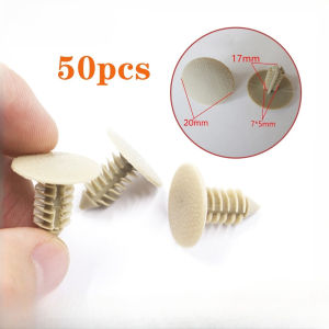[Fast Shipping] 50PCS Car Ceiling Roof Clip Fastener Rivet Buckle Auto Trim Clips Top Cover Lining Nylon Buckle
