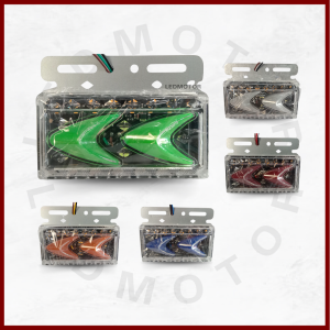 Lampu LED Bak Samping Running 24V Model 2 Panah – Truk Fuso Tronton dan Bus Waterproof