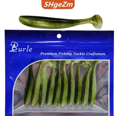 [COD] SHgeZm SPORTS 10 cái bộ mềm giả cá mồi Mồi 7cm 2G t đuôi mềm Mồi câu cá giải quyết mới