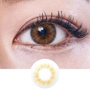 Softlens OLALILA  My Gaia Warna Grey Natural Lens 14.2mm by Pinkinsoftlens normal & Minus