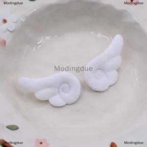 [COD] Modingdue 1 Pair Small Angel Wings Brooch Japanese Style Sweet Clothes Decor Y2K Plush Bag Hat Accessories