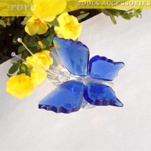 FUYU🔥🔥🔥 งานฝีมือคริสตัลผีเสื้อเครื่องประดับแก้วที่ทับกระดาษตกแต่งบ้านงานแต่งงาน