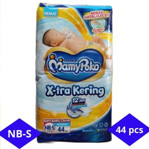 Mamy Poko NBS 44 Psc 24 pcs / Popok Bayi Baru Lahir Tipe Perekat Sekali Pakai Najma Firdaus