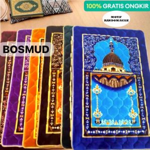 Sejadah Busa Tebal Motif Turki Ukuran Jumbo 70x110 cm Bahan Lembut dan Bagian Bawah Anti slip