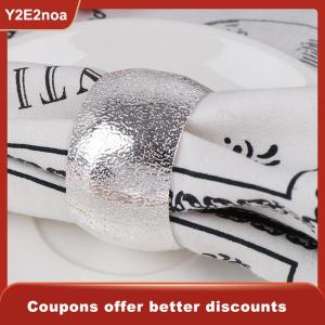 【Y2E2noa】 Napkin Rings Wedding Party Hotel Serviette Buckle Napkin Holder Table Decor