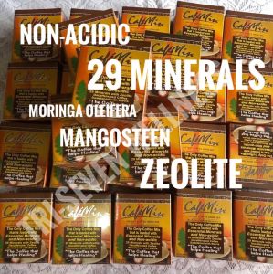 CAFEMIN Coffee Mix with Minerals & Zeolite plus Mangosteen & Malungay extracts Sugar free