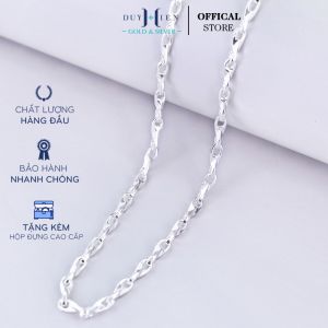 Dây Chuyền Bạc Nam Duy Hiển 3 Chỉ Sợi Nhỏ Đặc Siêu Chắc Chắn Siêu Bền Dễ Kết Hợp Đeo Mặt