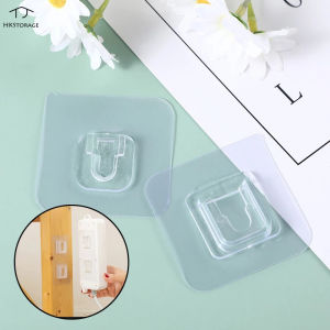 HKStorage Double Sided Adhesive Wall Hanger Transparent Suction Cup Sucker Hook Double-Sided Adhesive Wall Hooks Dropshipping