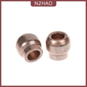 N2HAO 1PC 10mm lỗ trục sắt hợp kim đồng mang bụi 20mm bên ngoài hình cầu máy giặt quạt động cơ rotor Stator trượt ống lót