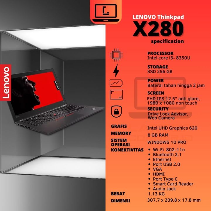 LENOVO ThinkPad X280 / Core i3 8130U（ThinkPad X280Core i3