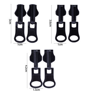 10PCS Universal Instant Fix Zipper Repair Kit Replacement Zip Slider Teeth Rescue Sewing Clothes Bag Zippers Tool Accessories
