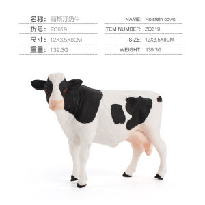 Simulasi Pepejal Lembu Tenusu Kerbau Lembu Badak Lembu Bison Model Binatang Alat Letak Barang Mainan Kognitif Ladang Kanak-Kanak