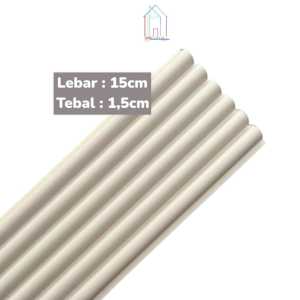 WALLPANEL WPC 3D LUNE SERIES PANJANG 29 METER || DEKORASI DINDING MODERN