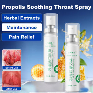Propolis Soothing Spray Soothes throat Protective for throat Relieves dry itchy and sore throats Herbal Propolis Oral Spray