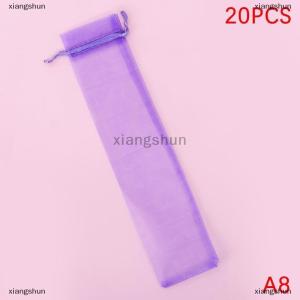 [COD] xiangshun กระเป๋าผ้าโปร่งบางพับได้20ชิ้น กระเป๋าหูรูดกระเป๋าพัดลมกระเป๋าสำหรับงานแต่งงานกลางแจ้ง