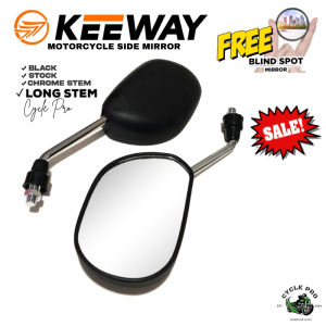 KEEWAY SIDE MIRROR CHROME STEM LONG STEM STOCK TYPE Designs Hight Quality accessories 2304