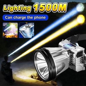 Đèn Pin Đội Đầu LAMP Siêu Sáng Chống Thấm NướcCẢM ỨNG Sạc UBS/TYPE-C Dùng Sạc Điện Thoại