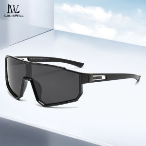 LouisWill Outdoor Goggles Polarized Sunglasses Men Women Oversized One-piece Mirror Sun Glasses Travel Male Shades Brand Design Sun Glasses For Male Driving Fishing UV400 Goggles