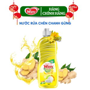 {Hàng chính hãng}   NƯỚC RỬA CHÉN WINY CHIẾT XUẤT CHANH XẢ BỌT NHANH KHỬ MÙI TANH ĐÁNH BAY DẦU MỠ